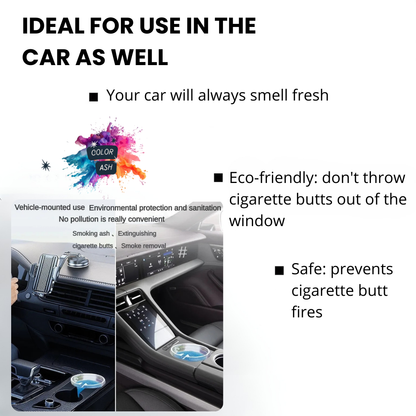 Color Ash - Disposable Gel Ashtray Anti-odour