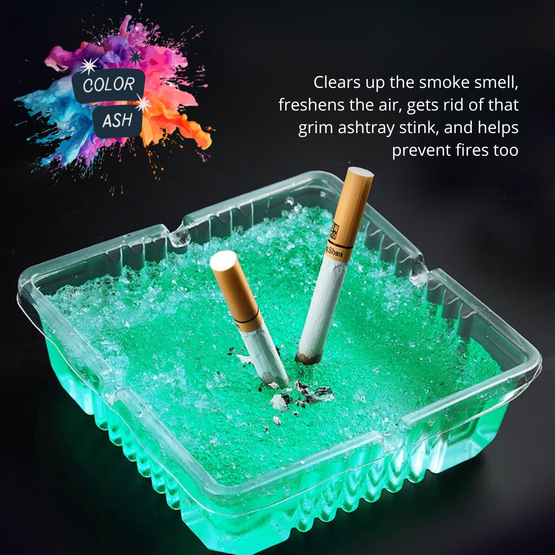 Color Ash - Disposable Gel Ashtray Anti-odour